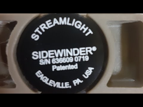 USMC MCAL Streamlight Sidewinder articulating flashlight Review