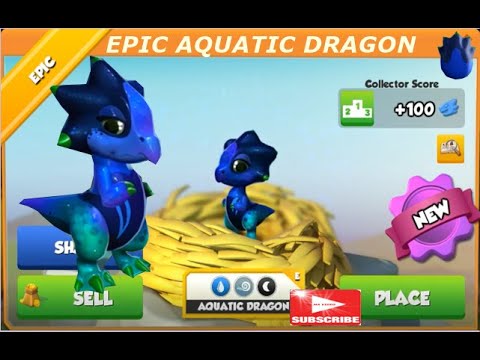Dragon of the week? (AQUATIC DRAGON) | Hatching full | Dragon mania legends