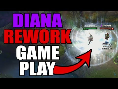 DIANA REWORK GAME PLAY & REWORK LETHALITY ITEMS | League of Legends | Patch 7.14 PBE | Kobe2408