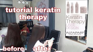 tutorial alfaparf milano. keratine therapy