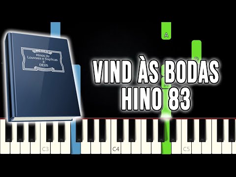Hino 83 CCB - Vinde Às Bodas | VERSÃO FÁCIL | Piano e Teclado Tutorial