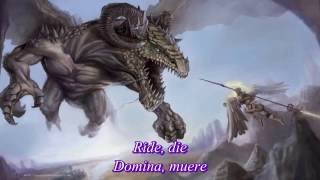 Rhapsody Of Fire - Dark Wings Of Steel (Subs - Español - Lyrics)