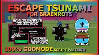 Download lagu ESCAPE TSUNAMI FOR BRAINROTS Script Pastebin 2026 AUTO FARM, VALENTINE EVENT, FLY, GODMODE (NO KEY) mp3