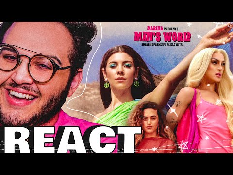 REAGINDO A MARINA, PABLLO VITTAR  - MAN'S WORLD (EMPRESS OF REMIX)   | REACT | REAÇÃO | REACTION