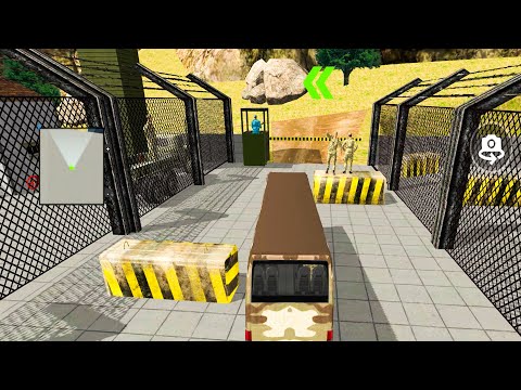 Army Bus Simulator Games 2021 - Real Military Coach Simulator GamePlay ABS002 DP65VX