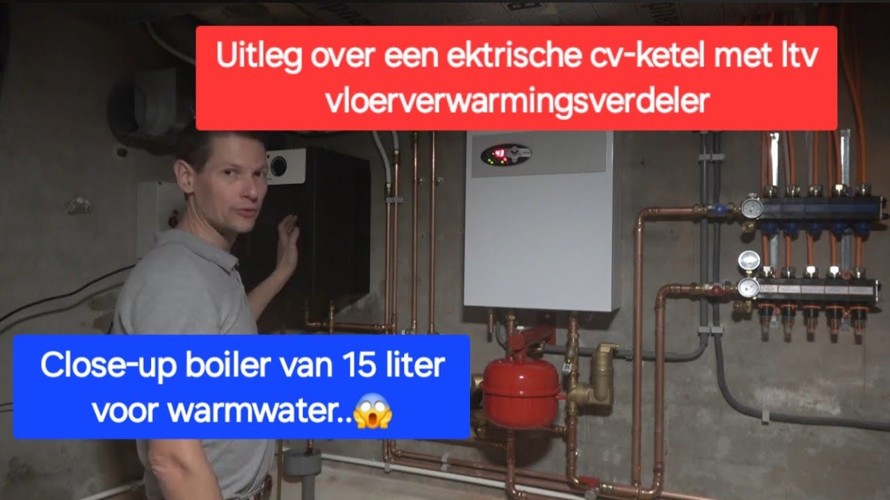 Duurzame energie #19   Warmtepompboiler vervangen door 4kw elektrische cv-ketel + 15liter boiler...