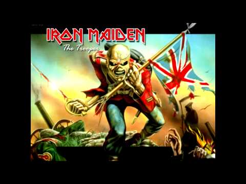 Iron Maiden - The Trooper Guitar Backing Track (No Guitars)