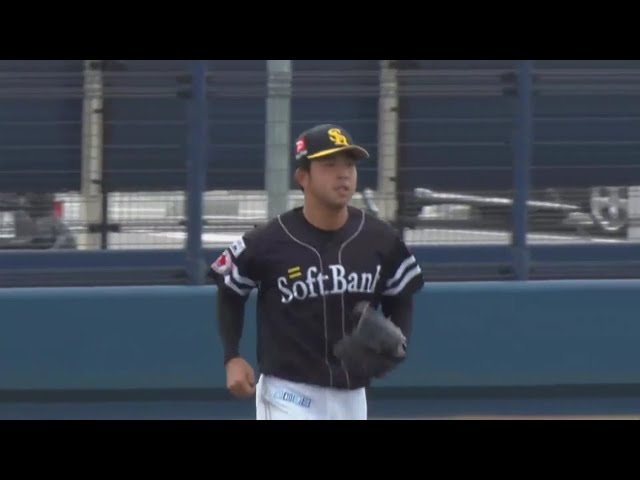 【ファーム】プロ初登板のホークス・重田が無失点に抑える‼ 2019/7/9 B-H(ファーム)