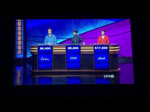 Double Jeopardy, Jason Zuffranieri’s “giant killer” DAY 1 - 3rd Daily Double (9/27/19)