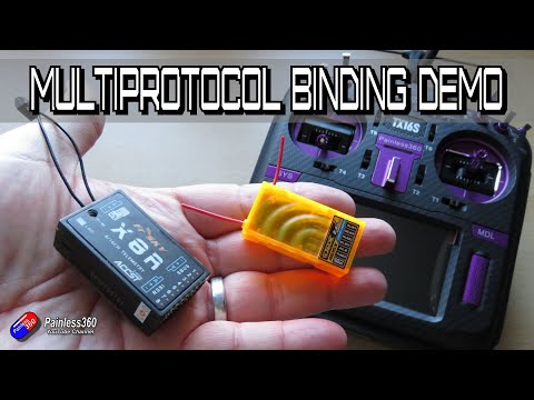 TX16s MPM Binding Examples: FrSky D16 and Spektrum DSM Receivers