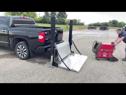 Liftgator - Full Installation and use Video on the Industry’s Only Removable Pickup Truck Liftgate