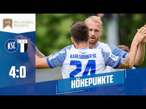 Testspiel Höhepunkte KSC - FC Kufstein