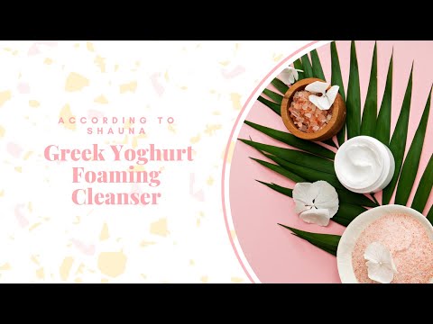 Trying Korres Greek Yoghurt Foaming Cleanser