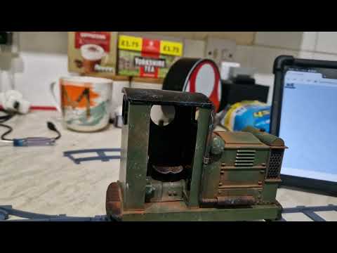 16m narrow gauge , bolelaser craft ruston 20hp using locoremote control