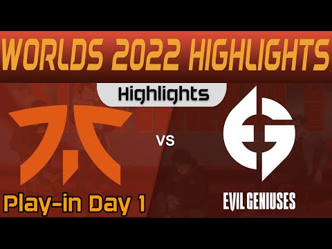 FNC vs EG Highlights Worlds 2022 Play In Fnatic vs Evil Geniuses by Onivia