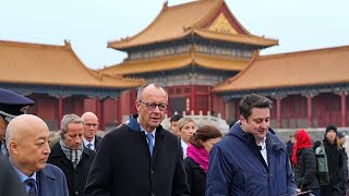 Merz besucht Verbotene Stadt bei wichtigen China-Handelsgesprächen