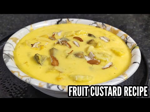 Fruit Custard Recipe | Healthy Dessert Recipe By Cook with Shabana