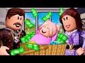 She Was ADOPTED By BILLIONAIRES A Roblox Movie