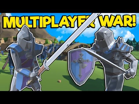 Idiots Build Massive Armies to Battle Each Other! - Village Feud Multiplayer Gameplay