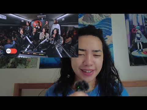 BINI performs HUWAG MUNA TAYONG UMUWI at wish bus | Maria Reacts