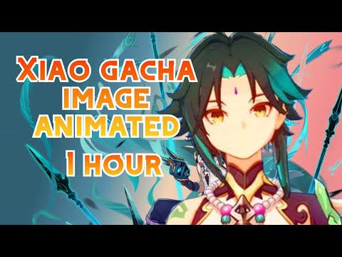 Xiao animated image and theme 1 hour Genshin impact