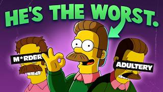 EVERY Worst Thing Ned Flanders Has Done in The Simpsons