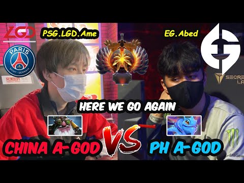 EG Abed Puck vs PSG.LGD Ame Sniper - A GOD BATTLE Here We Go Again Dota 2 Ti10 Ranked pro Gameplay