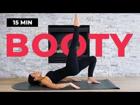 15 Min BOOTY WORKOUT, LOW IMPACT - No Squats, No Jumps, No Equipment