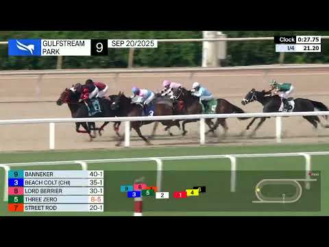 Gulfstream Park Race 9 - September 20, 2025