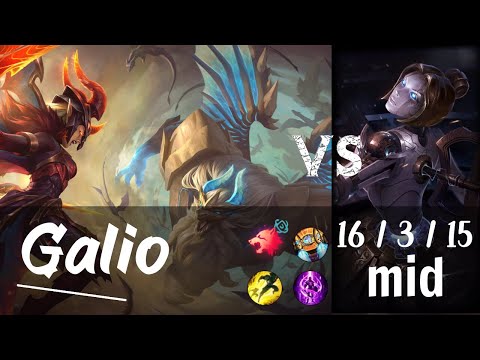 Galio MID vs Orianna - Challenger Replay KR