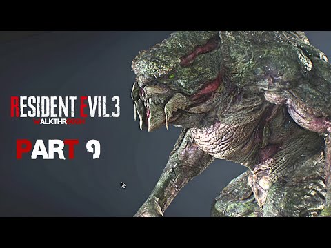 RESIDENT EVIL 3 REMAKE Walkthrough Gameplay Part 9 - HUNTER (4K 60FPS)