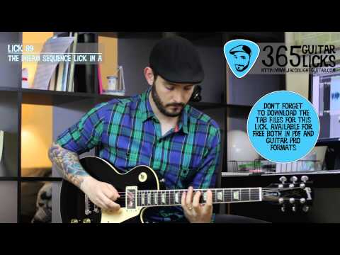 Lick 89/365 - The Dream Sequence Lick in A | 365 Guitar Licks Project