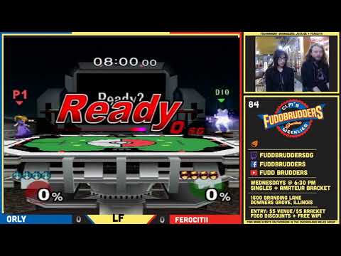 FuddBrudders 84 Ferocitii vs  Orly SSBM Melee Singles