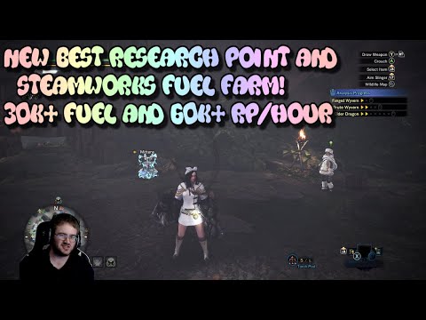 NEW BEST RESEARCH POINT AND STEAMWORKS FUEL FARM! - 30K+ Fuel and 60K+ RP/Hour | MHW Iceborne