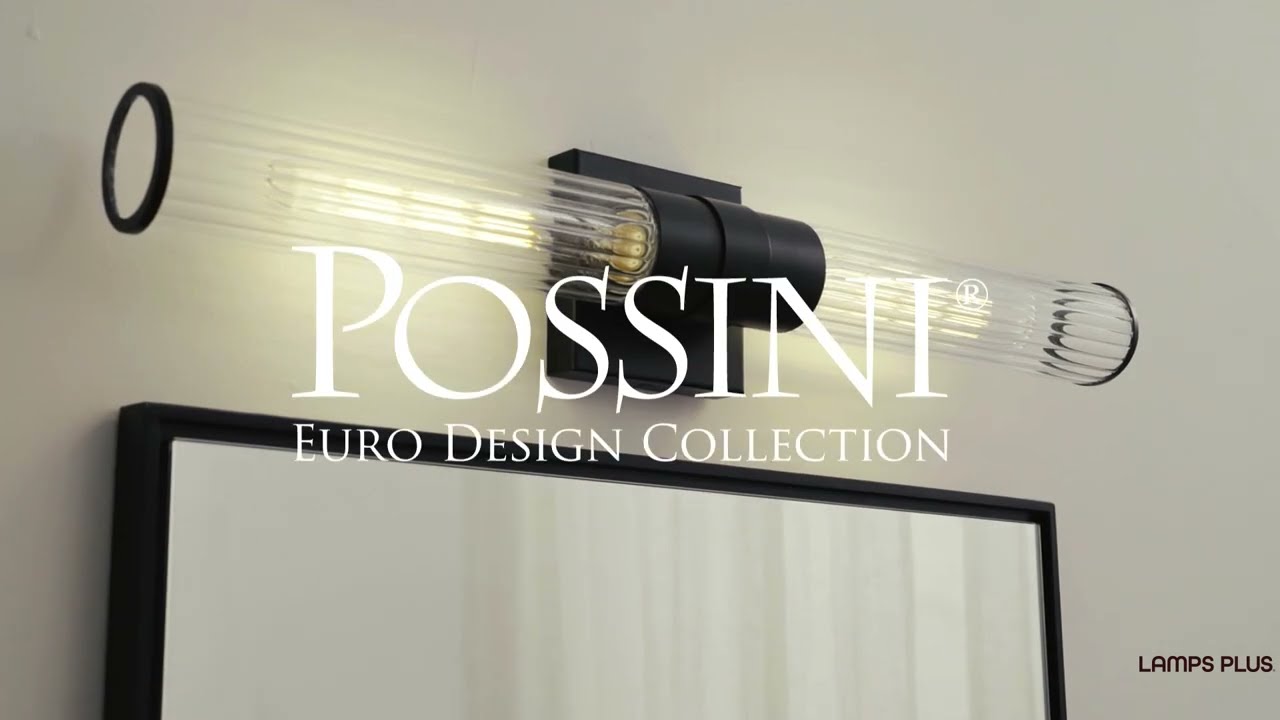 Video 1 Watch A Video About the Possini Euro Isabella Black 2 Light Bath LightPossini Euro Isabella Black 2 Light Bath Light