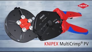 Kliešte MultiCrimp KNIPEX 973303 PV