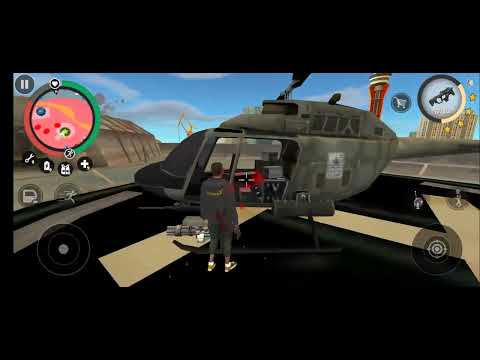 stealing army helicopter | vegas crime simulator