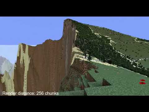 Insane Minecraft Terrain: Unleashing 4096 Chunk Distance!