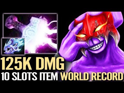 125K Damage Faceless Void - Mjollnir & Moon Shard Max Speed Build Dota 2