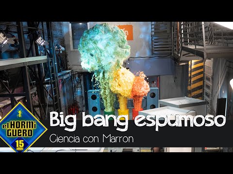 Marron impresiona con la creación de un 'big bang espumoso' - El Hormiguero