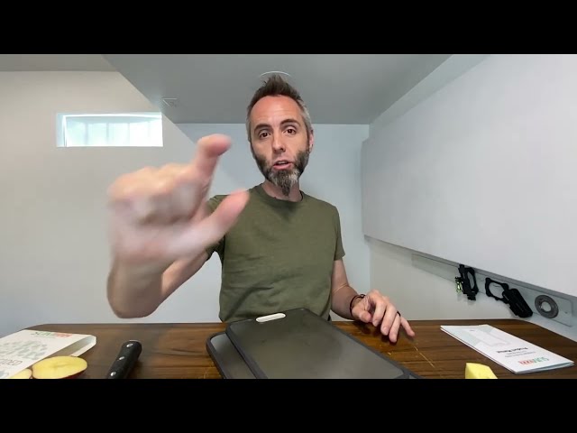 Best Double-Sided Titanium Cutting Board - alternate angle
