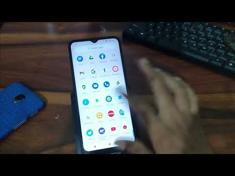 double tap to on off screen Moto e7 pawer