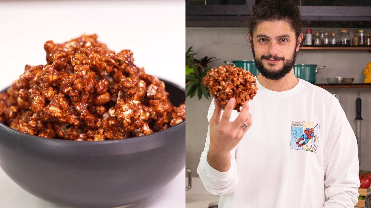 COMO FAZER PIPOCA DOCE + PAPO DE CINEMA | Cozinha Básica