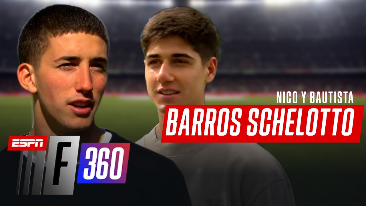 "MI SUEÑO ES SALIR CAMPEON CON GIMNASIA" | NICO Y BAUTISTA BARROS SCHELOTTO | ESPN F360