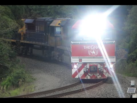 Ghan on empty steel train Mr Trainspotter S3EP15