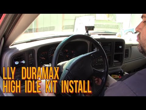 High idle kit installation for late 2004 to 2005 Duramax diesel Silverado & Sierra trucks