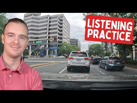 沉浸式英文聽力訓練：開車漫遊馬里蘭州銀泉鎮的日常對話（Real English Listening Practice: Driving Around Silver Spring, Maryland）