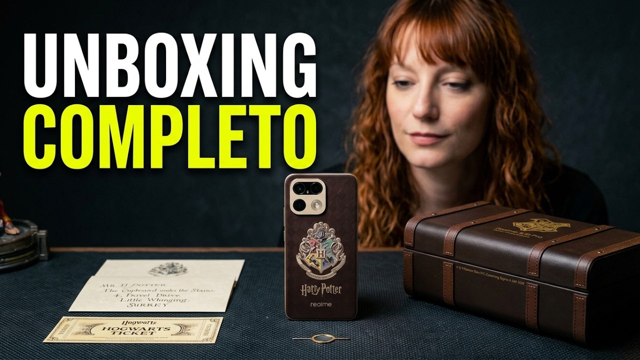 REALME 16 Pro Harry Potter Edition: unboxing MAGICO!