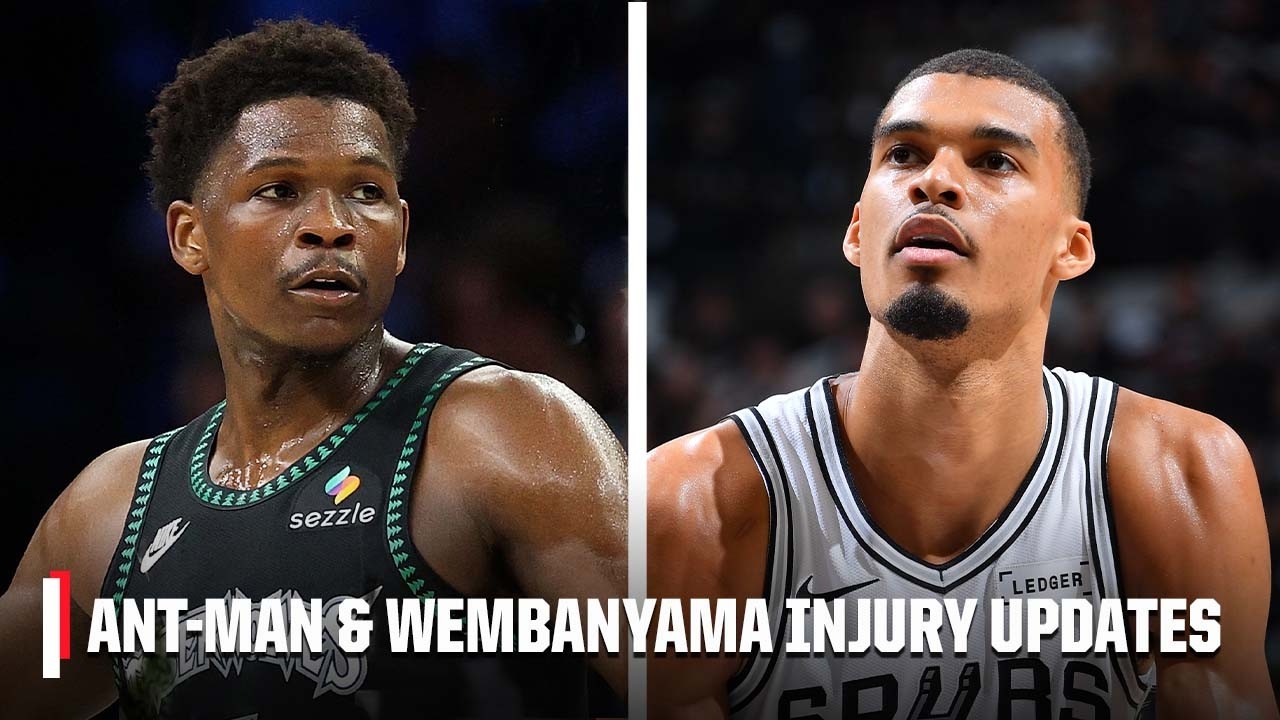 Anthony Edwards injury update and Victor Wembanyama's status for Game 4 | NBA Tip-Off