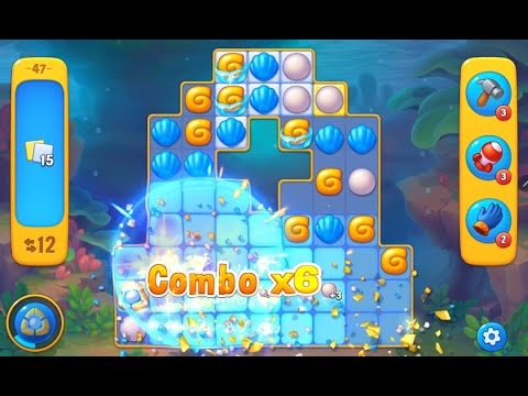 🐬 FishDom Level 47 – Saved the Fish Just in Time! 🐡